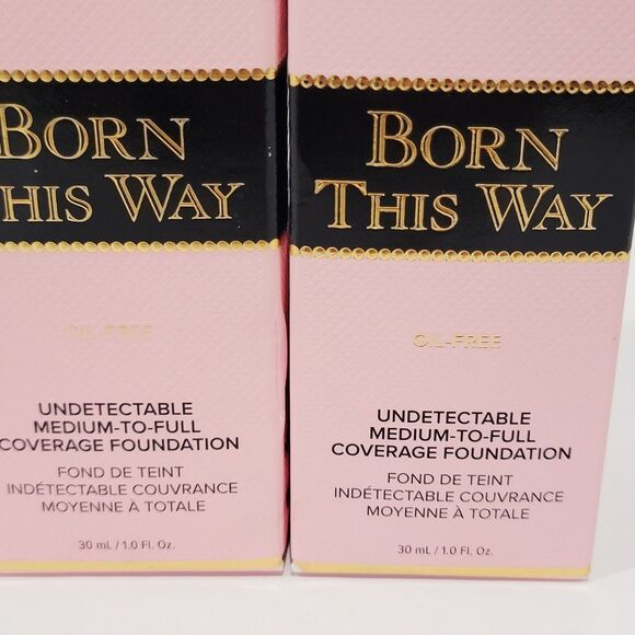 Too Faced Born This Way BUTTER PECAN Undetectable Foundation 1.0 Fl Oz Lot of 2 - Picture 11 of 13